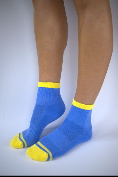 Quarter Sock - Marina Blue