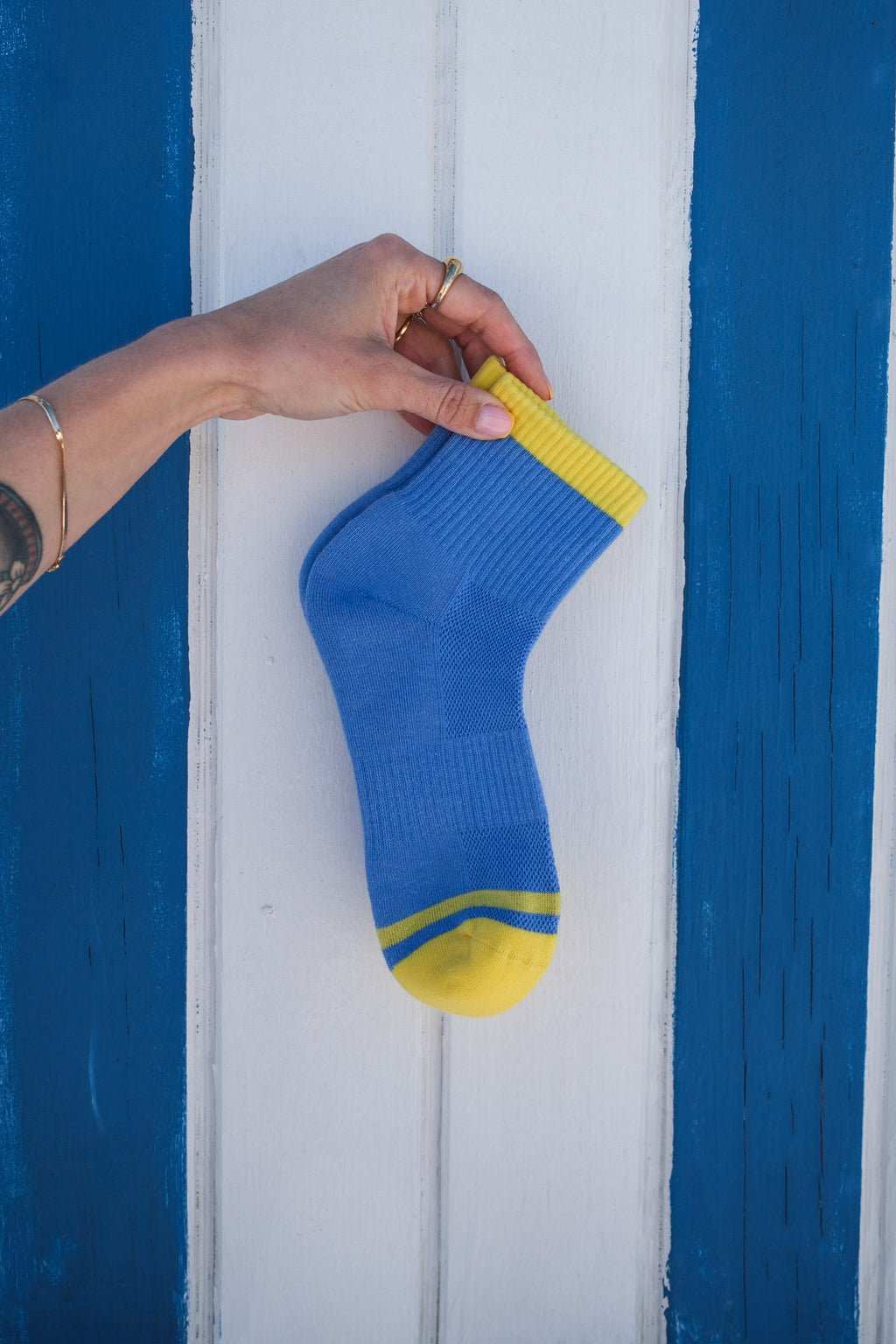 Quarter Sock - Marina Blue