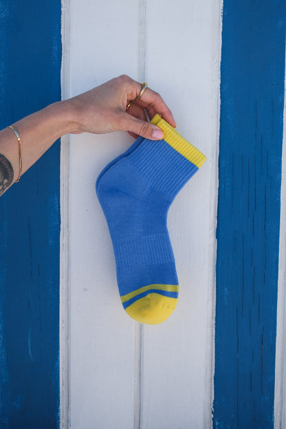 Quarter Sock - Marina Blue